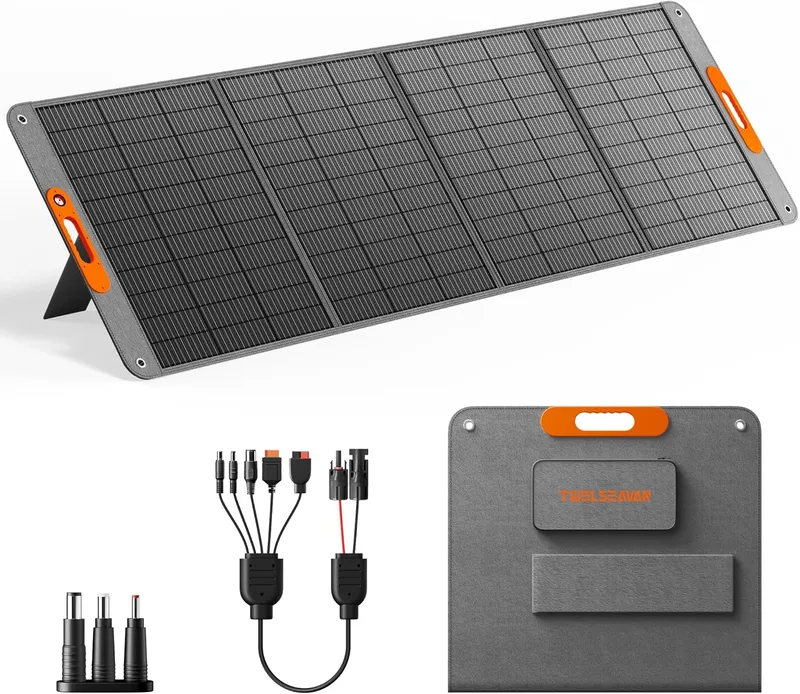 TWELSEAVAN 400W Portable Solar Panel for Power Station